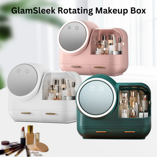 GlamSleek Rotating Makeup Box